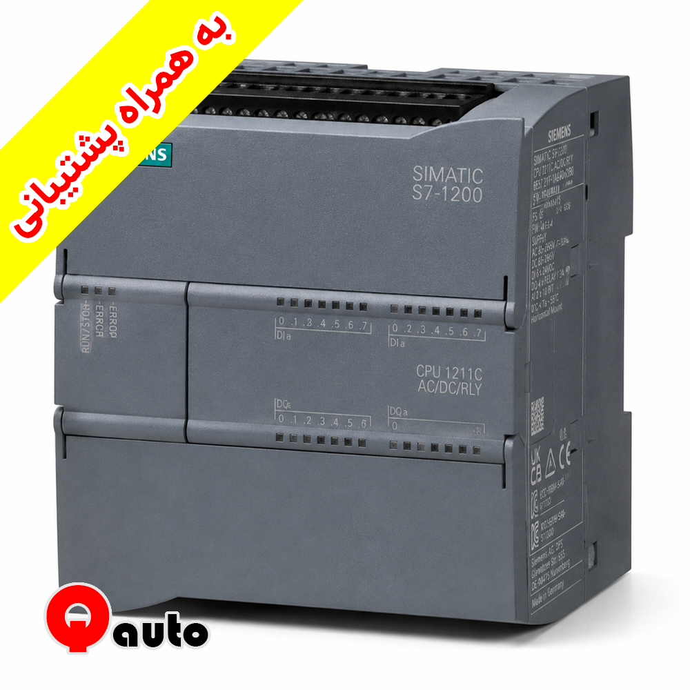اتوماسیون صنعتی زیمنس 6ES7211 1AE40 0XB0 نمای راست